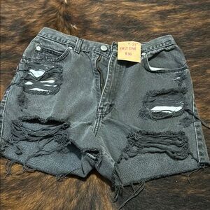 Vintage Black Shorts